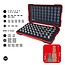 KS Tools 1/4" bit socket set, extra short, 50-pcs - 911.1850