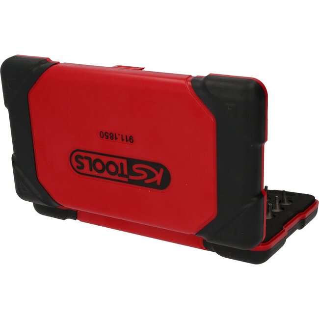 KS Tools 1/4" bit socket set, extra short, 50-pcs - 911.1850