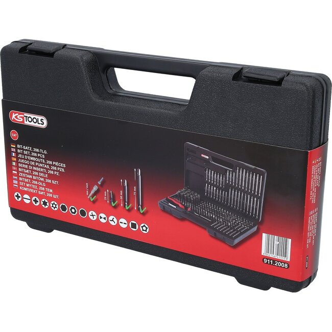 KS Tools 1/4" Bitset - 208 - delig - 911.2008