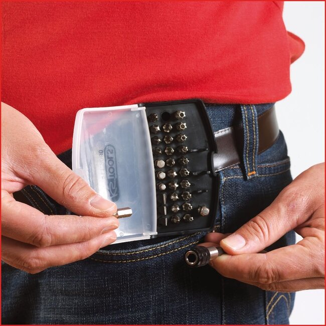 KS Tools 1/4" TORSIONpower bit box, 32 pcs - 911.3030