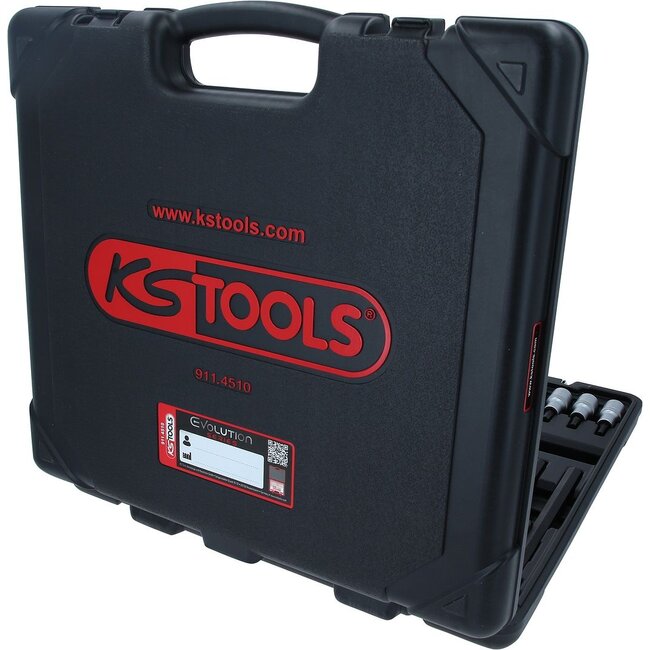 KS Tools 1/2" bit socket set for hexagon socket screws, 30 pcs - 911.4510