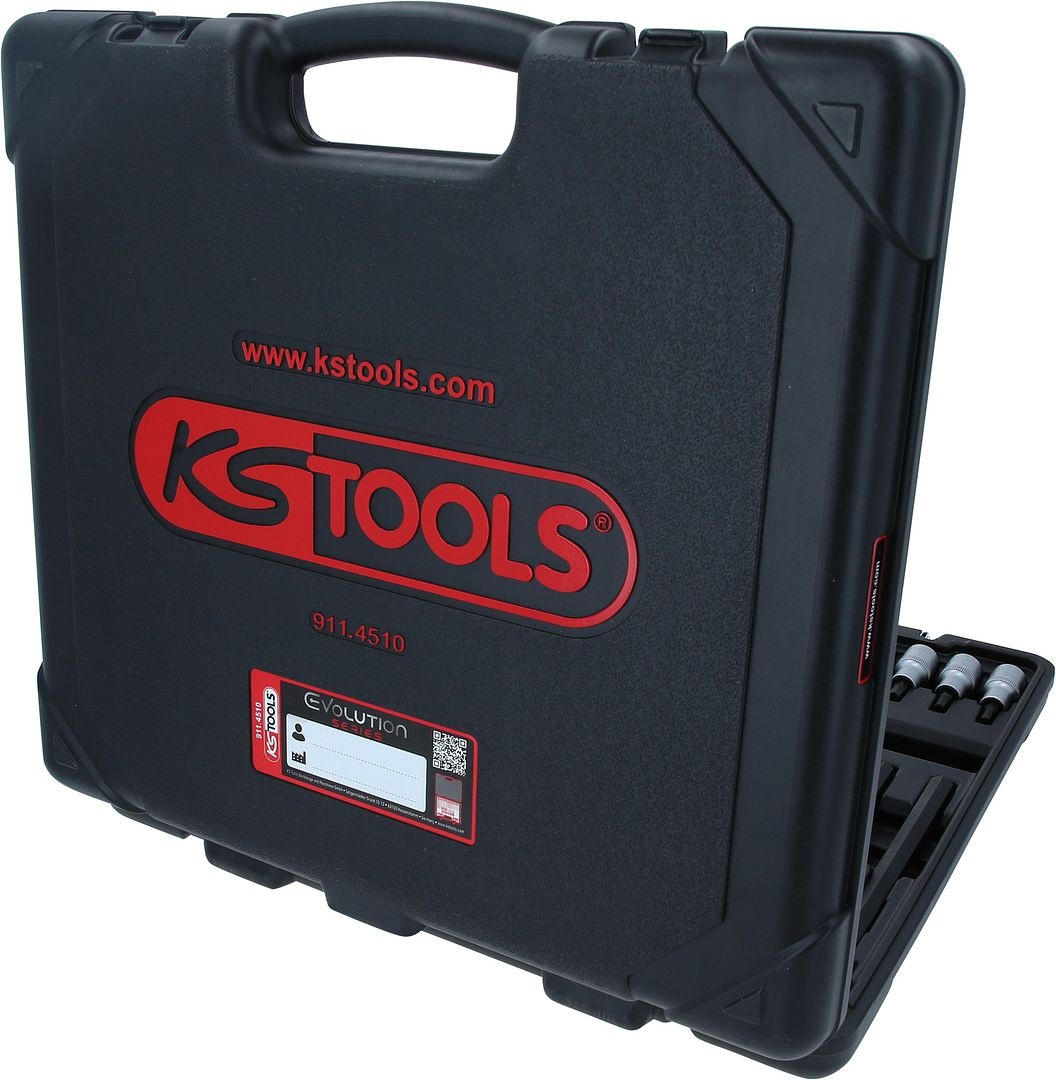 KS Tools 1/2" bit-dopset voor inbusbouten - 30 - delig - 911.4510, foto 3 van 6