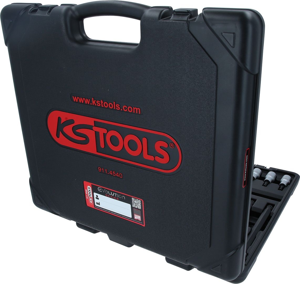 KS Tools 1/2" bit-dopset voor veeltand (XZN)-schroeven - 26 - delig - 911.4540, foto 3 van 6