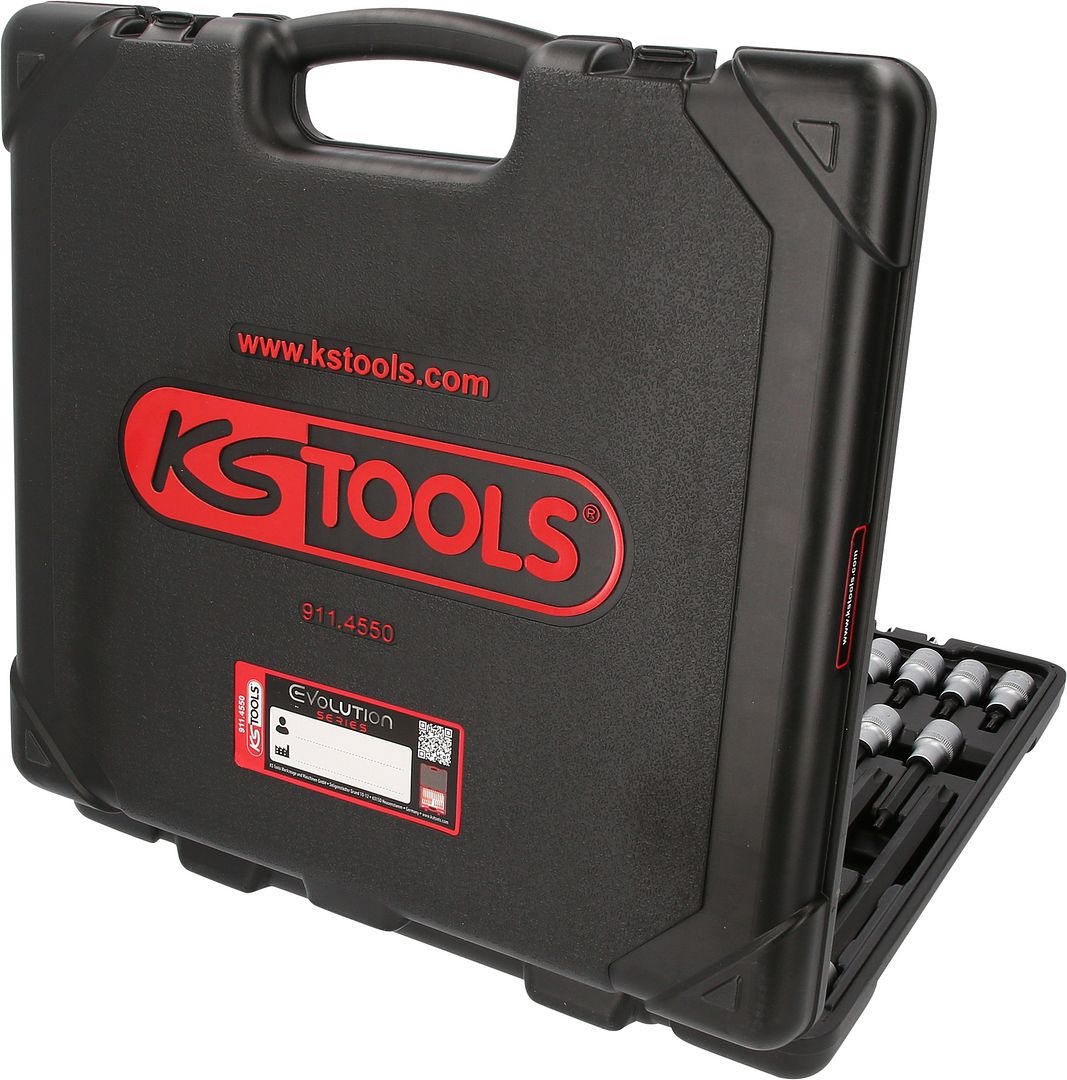 KS Tools 1/2" bit-dopset voor Torx®-schroeven - 32 - delig - 911.4550, foto 3 van 6