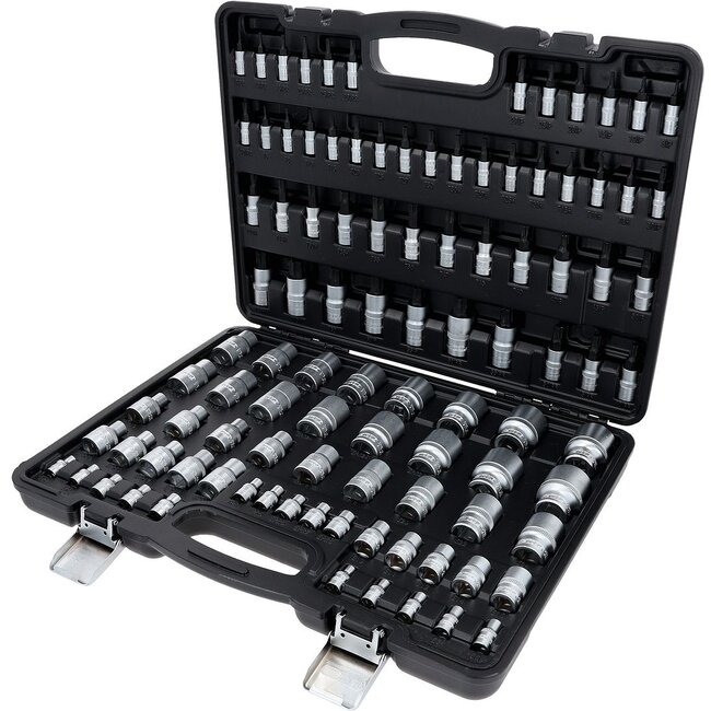 KS Tools 1/4"+3/8"+1/2" Torx-Socket set, 101 pcs - 911.7101