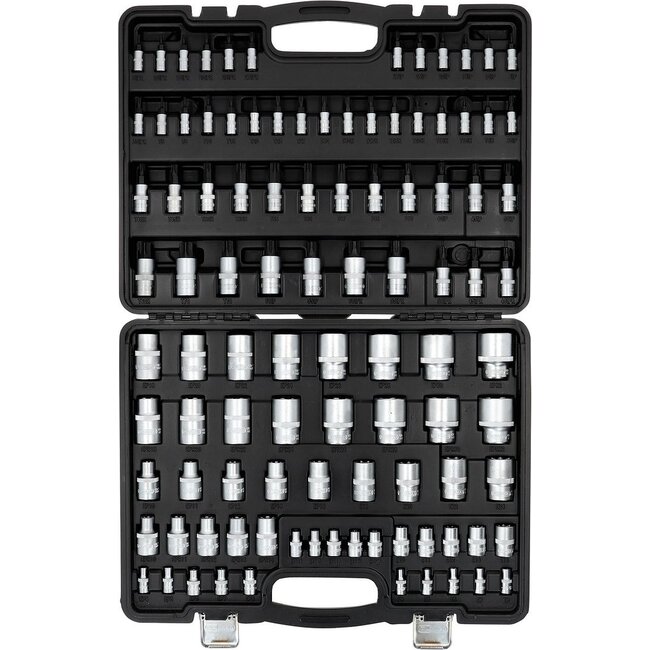 KS Tools 1/4"+3/8"+1/2" Torx-Steckschlüssel-Satz, 101-tlg - 911.7101