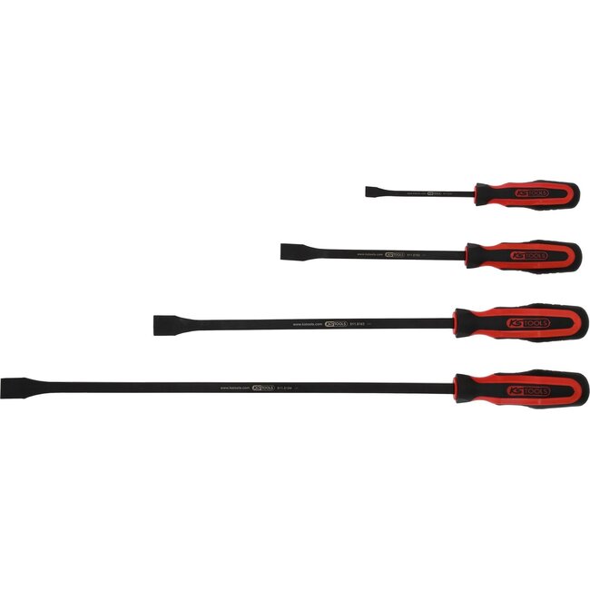 KS Tools Jeu de pinces leviers coudées, 4 pcs - 911.8100
