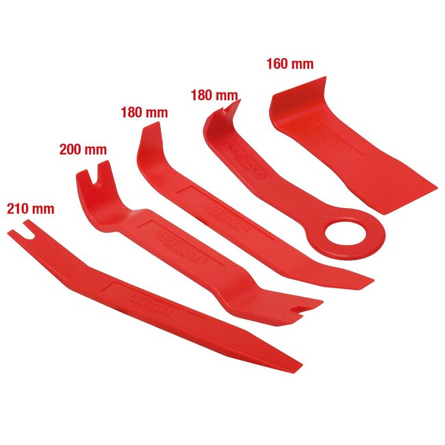 KS Tools Plastic lever wedge set, 5 pcs  - 911.8120