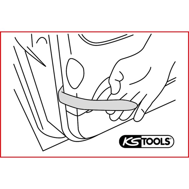 KS Tools Jeu de pinces levier, 5 pcs - 911.8120