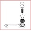 KS Tools 1/4" mini freewheel ratchet - 912.1485
