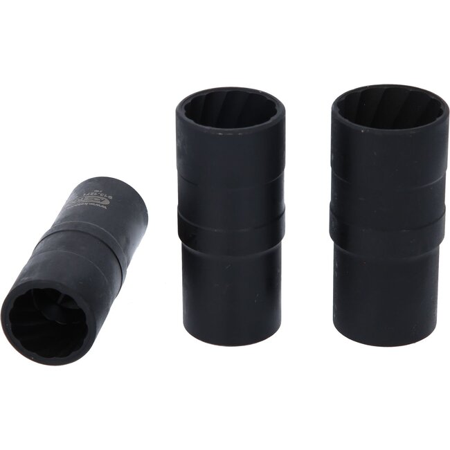 KS Tools 1/2" Spiral-Profil-Kraft-Stecknuss-Satz, 3-tlg,17-21mm - 913.1270