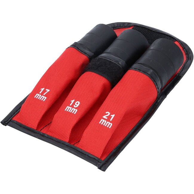 KS Tools 1/2" Dopsleutelset - spiraal-profiel kracht - 3 - delig - 17-21mm - 913.1270