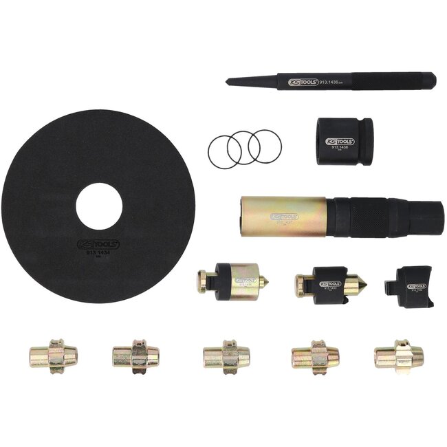 KS Tools Rim lock removal set, 15 pcs - 913.1430