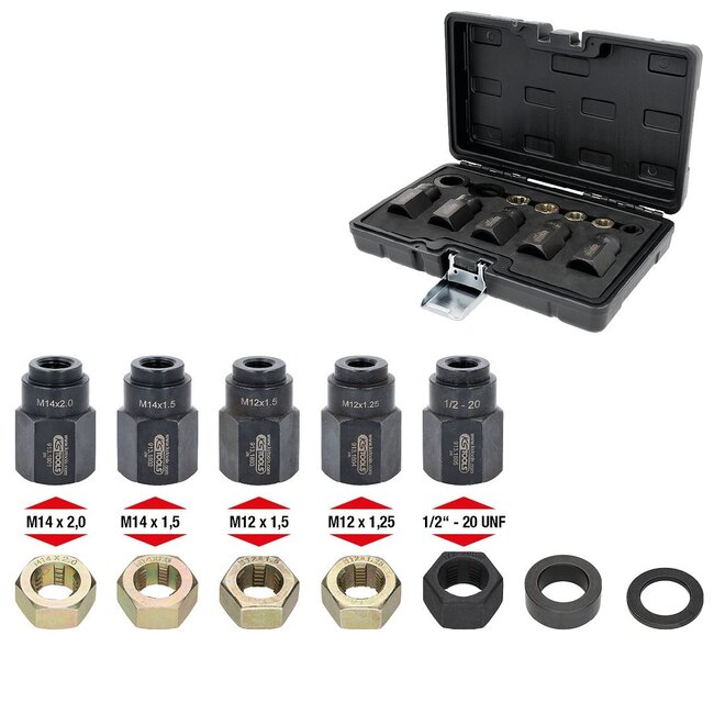 KS Tools Stehbolzen-Einbau-Werkzeug-Satz, 12-tlg - 913.1800