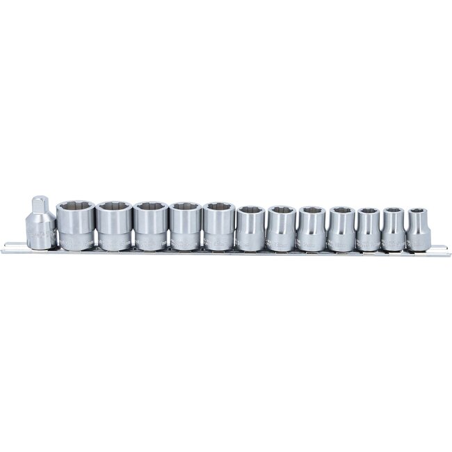 KS Tools 3/8" RESCUEpower Socket set, 13 pcs, 8-19mm - 913.3930