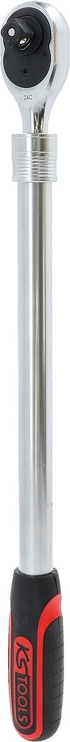 KS Tools 1/2" omschakelbare telescoopratel - extra lang - 72-tanden - 914.1205, foto 3 van 6