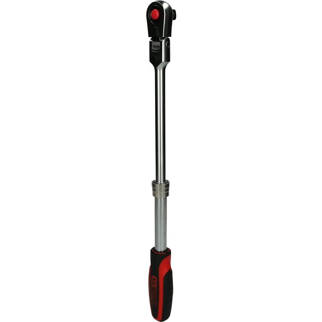 KS Tools 1/2" SlimPOWER Omschakelbare ratel met telescooparm - 72 tanden - 914.1220