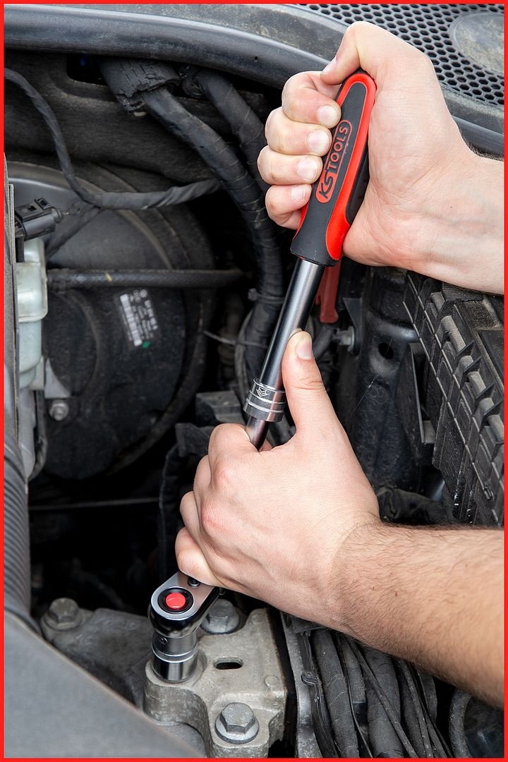 KS Tools 1/2" SlimPOWER Omschakelbare ratel met telescooparm - 72 tanden - 914.1220, foto 6 van 6