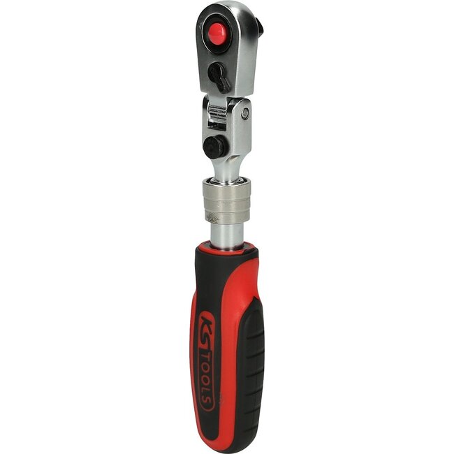 KS Tools 1/4" SlimPOWERCliquet réversible d'articulation de télescope, 72 crans - 914.1420