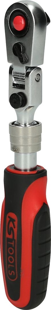 KS Tools 1/4" SlimPOWER telescoopratel met scharnier - 72 tanden - 914.1420, foto 4 van 6