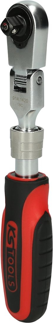KS Tools 1/4" SlimPOWER telescoopratel met scharnier - 72 tanden - 914.1420, foto 5 van 6