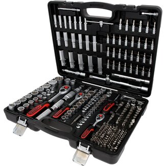 KS Tools 1/4"+3/8"+1/2" Dopsleutels - 255 - delig