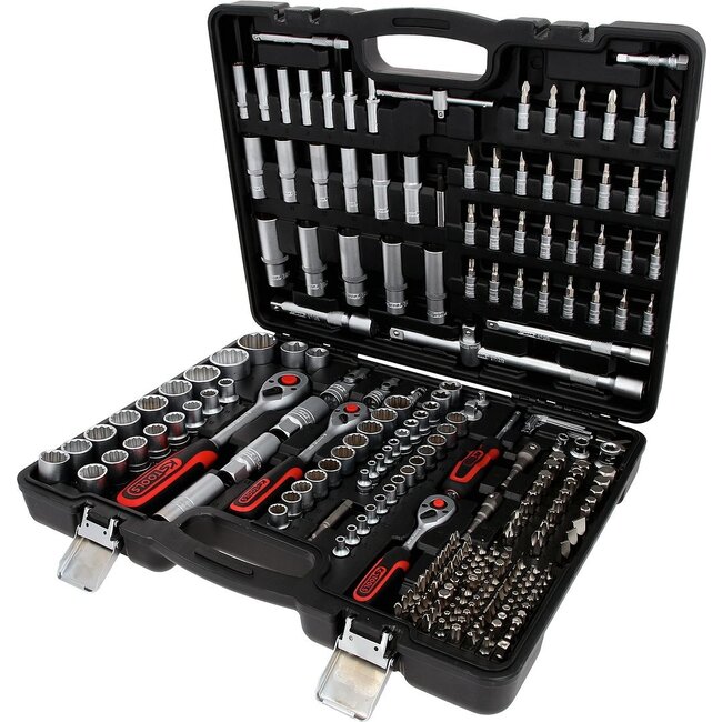 KS Tools 1/4"+3/8"+1/2" Socket set, 255 pcs - 916.0255