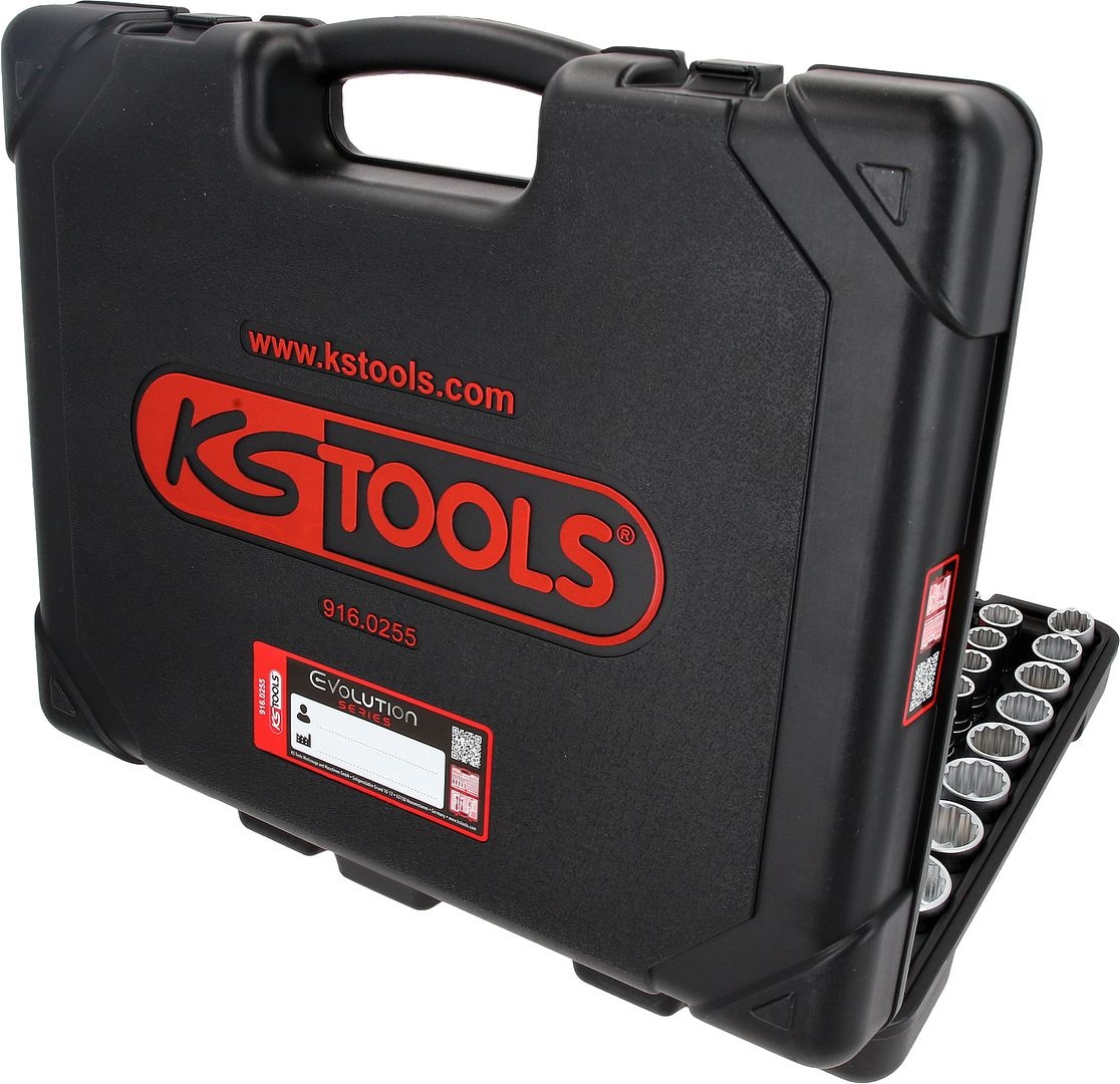 KS Tools 1/4"+3/8"+1/2" Dopsleutels - 255 - delig - 916.0255, foto 3 van 6