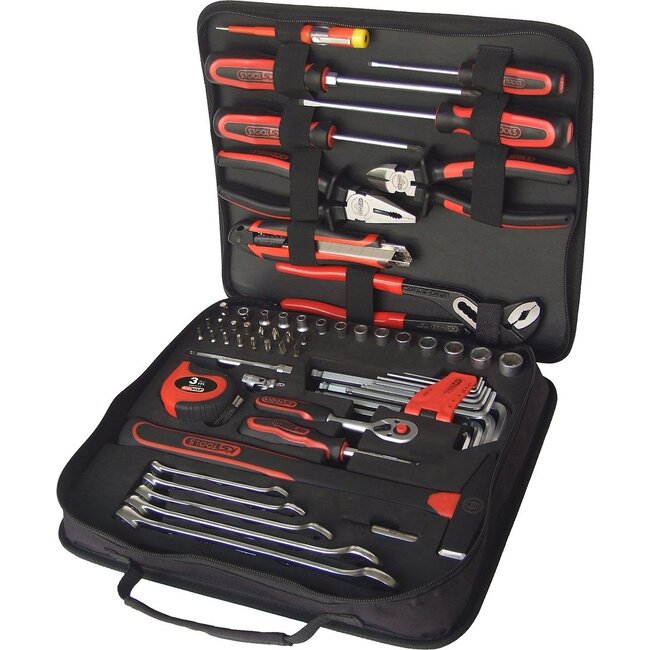 KS Tools 1/4" Universal-Werkzeugtasche, 62-tlg - 917.0062