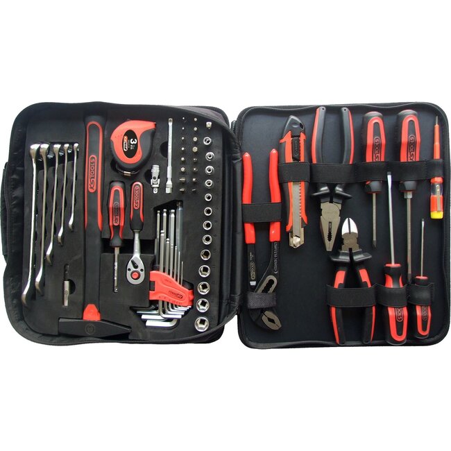 KS Tools Trousse à outils universelle 1/4", 62 pcs - 917.0062