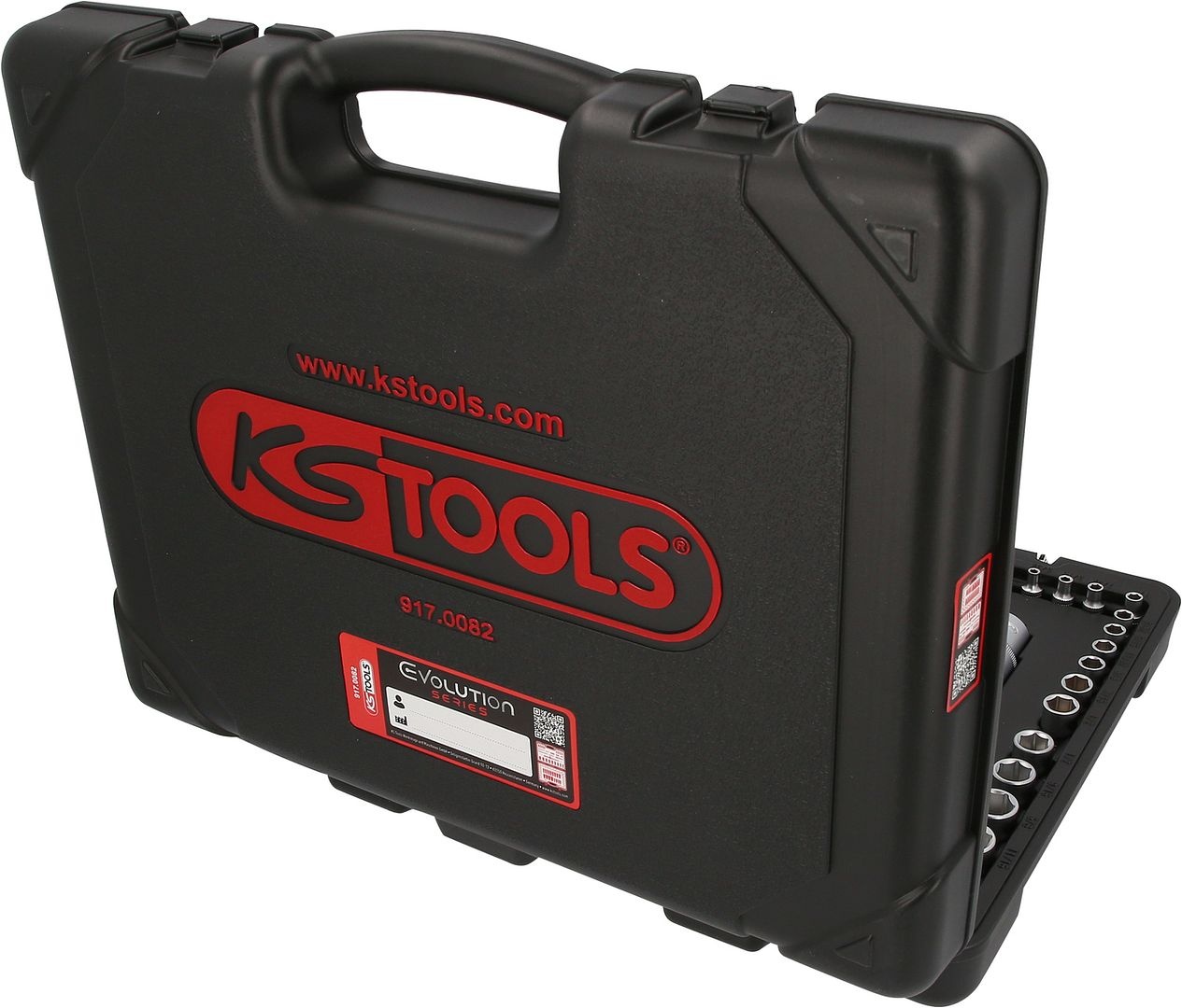 KS Tools 1/4"+3/8"+1/2" dopsleutelset - 82 dlg - Engelse maten - 917.0082, foto 3 van 6