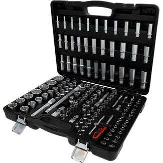 KS Tools 1/4"+3/8"+1/2" Coffret de douilles, 133 pcs
