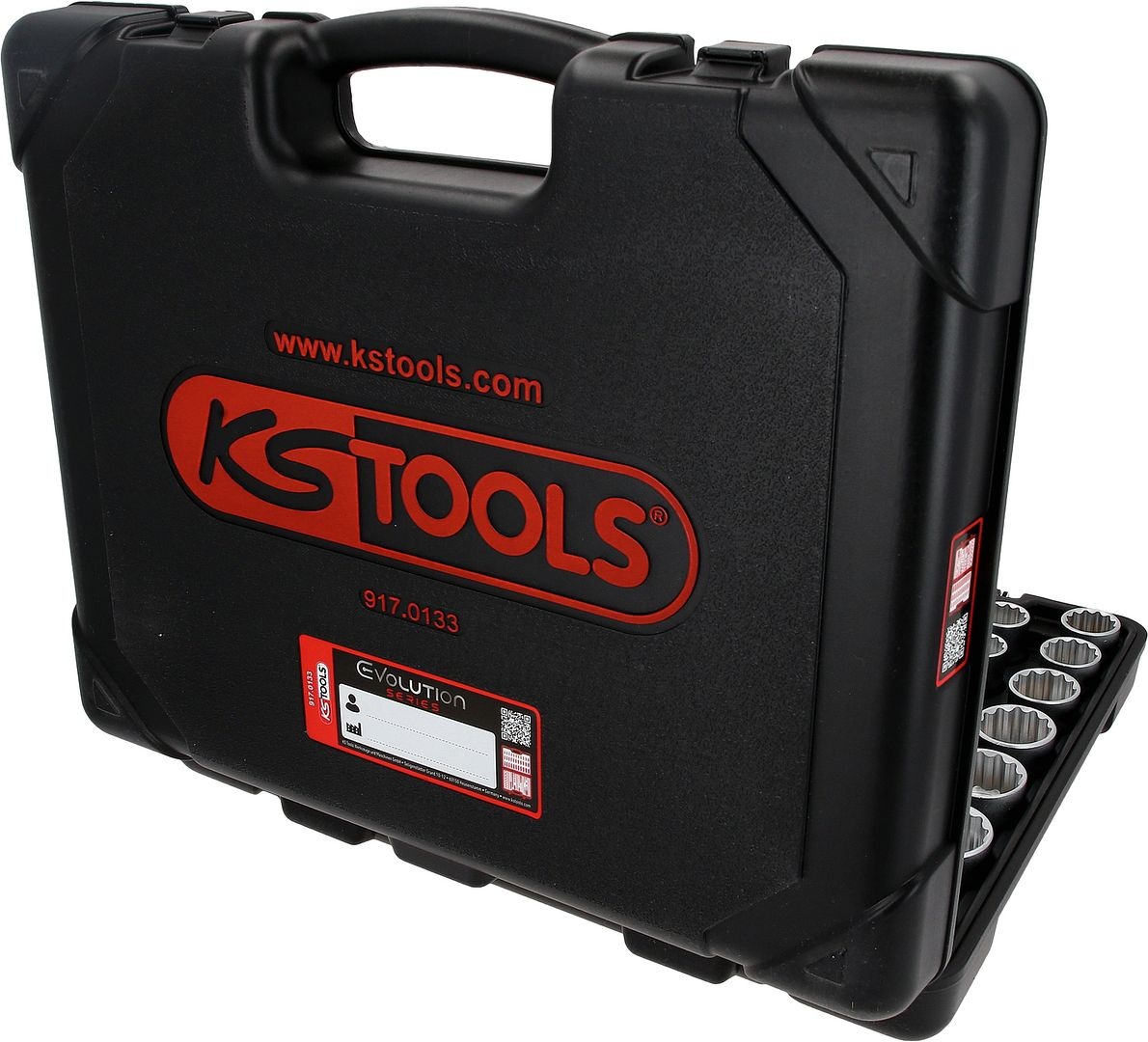 KS Tools 1/4"+3/8"+1/2" Dopsleutels - 133 - delig - 917.0133, foto 3 van 5