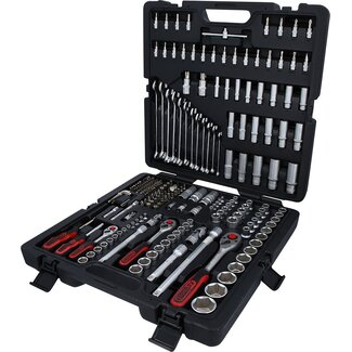 KS Tools 1/4"+3/8"+1/2" Dopsleutelset - 216 - delig