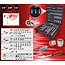 KS Tools 1/4"+3/8"+1/2" Dopsleutelset - 216 - delig - 917.0216