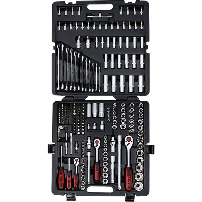 KS Tools 1/4"+3/8"+1/2" Steckschlüssel-Satz, 216-tlg - 917.0216