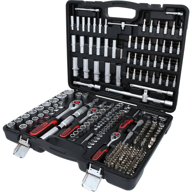 KS Tools 1/4"+3/8"+1/2" Steckschlüssel-Satz, 255-tlg - 917.0255