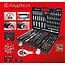 KS Tools 1/4"+3/8"+1/2" Dopsleutelset - 255 - delig - 917.0255