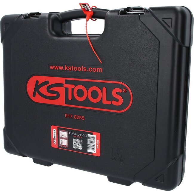 KS Tools 1/4"+3/8"+1/2" Dopsleutelset - 255 - delig - 917.0255