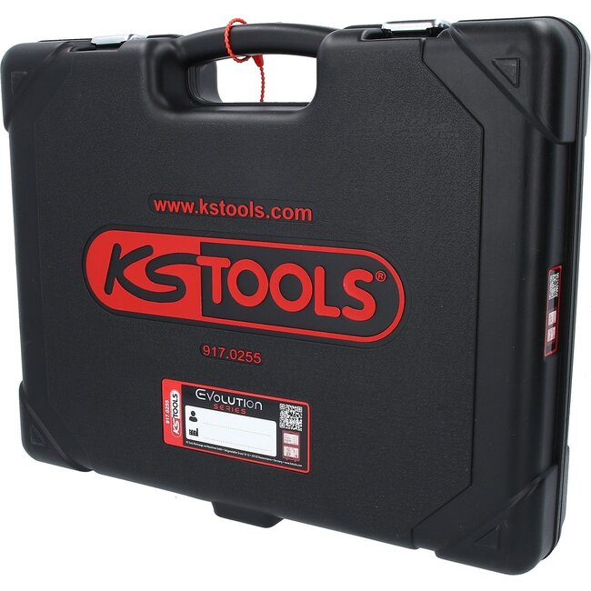 KS Tools 1/4"+3/8"+1/2" Dopsleutelset - 255 - delig - 917.0255