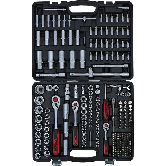KS Tools 1/4"+3/8"+1/2" Steckschlüssel-Satz, 255-tlg - 917.0255