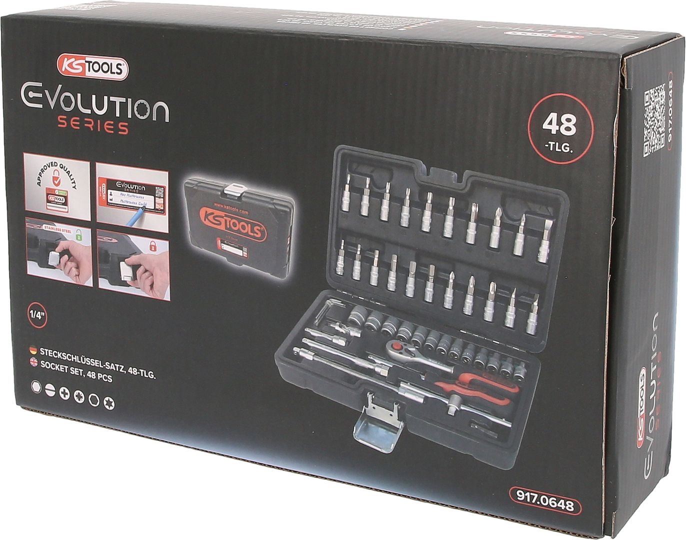 KS Tools 1/4" Dopsleutelset - 48 - delig - 917.0648, foto 4 van 6