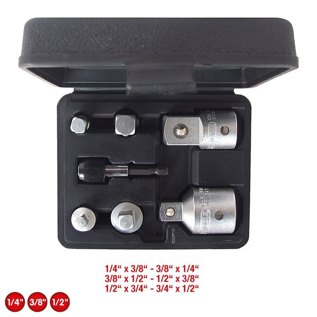 KS Tools Jeu d'augmentateur réducteur, 7 pcs - 917.0707