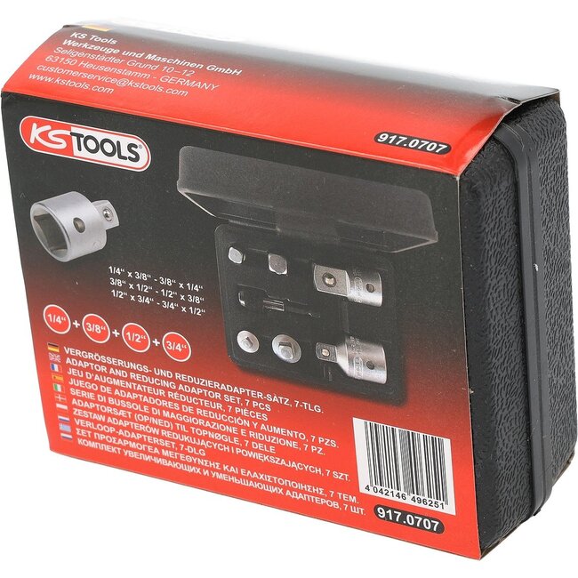 KS Tools Jeu d'augmentateur réducteur, 7 pcs - 917.0707