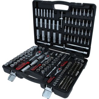 KS Tools 1/4"+3/8"+1/2" Steckschlüssel-Satz, 195-tlg