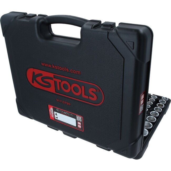 KS Tools 1/4" + 3/8" + 1/2" Socket set, 195 pcs - 917.0795