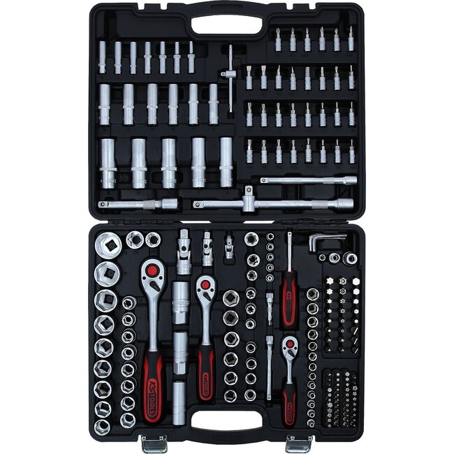 KS Tools 1/4" + 3/8" + 1/2" Socket set, 195 pcs - 917.0795