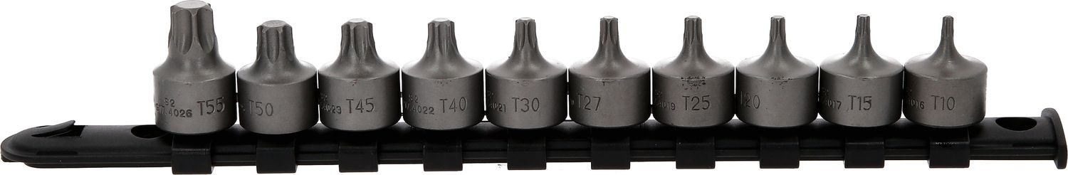 KS Tools 3/8" bit-dopset Torx - kort - 10 - delig - T10 - T55 - 917.4015, foto 3 van 6