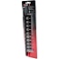 KS Tools 3/8" bit-dopset Torx - kort - 10 - delig - T10 - T55 - 917.4015