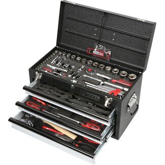 KS Tools 1/4"+1/2" CHROMEplus Universele-gereedschapset - 99 - delig GEAR